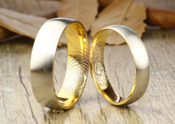 thumbnail image 2 of His Sally Her Jack Black Stainless Steel Romantic Couple Ring Lovers Promise Anniversary Engagement Wedding Bands, Stainless Steel 2 of 12