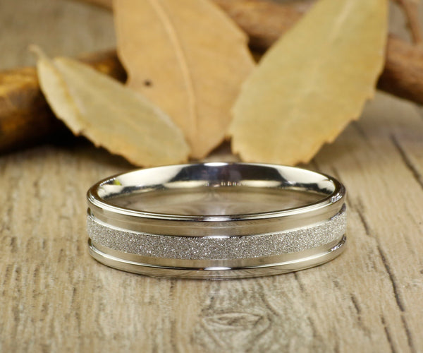 Handmade Wedding Band, Men Ring, Couple Ring, Titanium Ring, Anniversary Ring