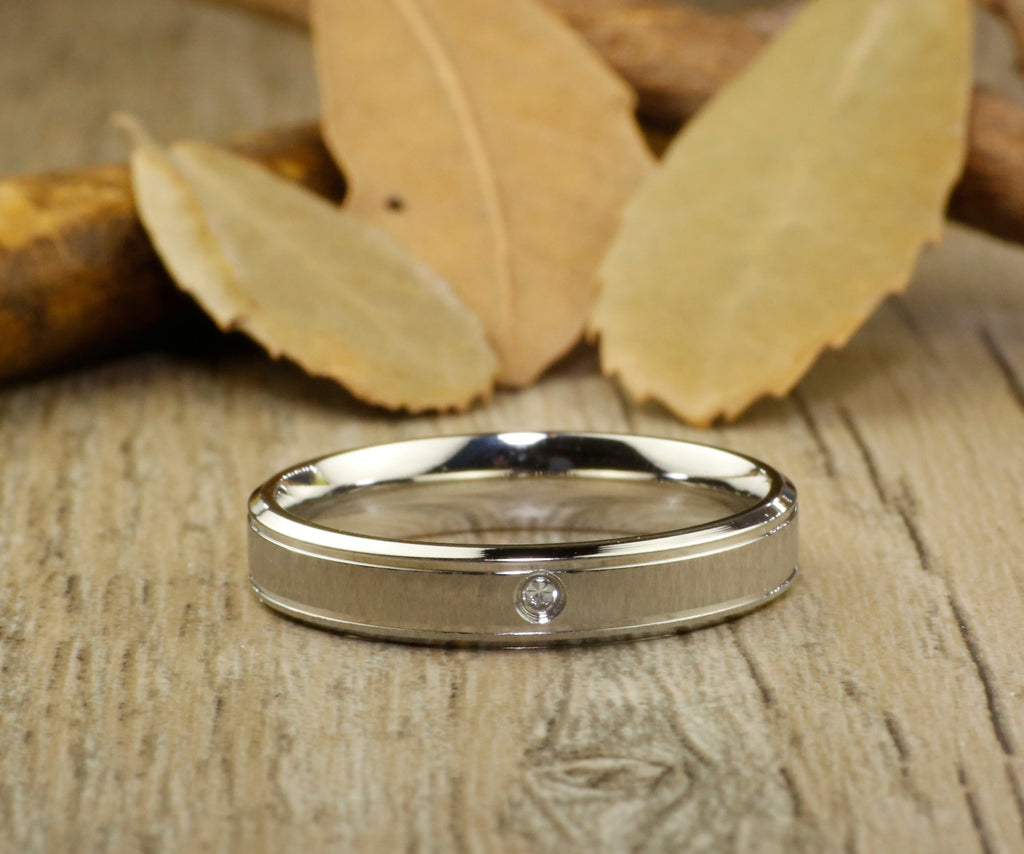 Titanium Wedding Band Wedding Band Set Matching Titanium Wedding Band jringstudio