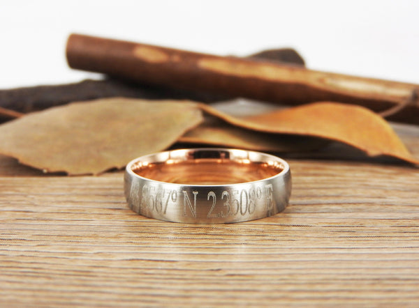 Latitude Longitude Ring, Coordinate Ring, Longitude Latitude, Personalized Ring, Personalized Jewelry,ring coordinates