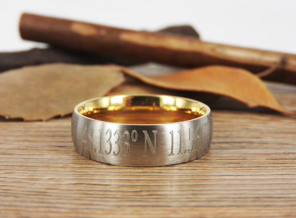 Latitude Longitude Ring, Coordinate Ring, Longitude Latitude, Personalized Ring, Personalized Jewelry,ring coordinates